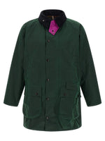 Green Shirt Collar Jacket 1