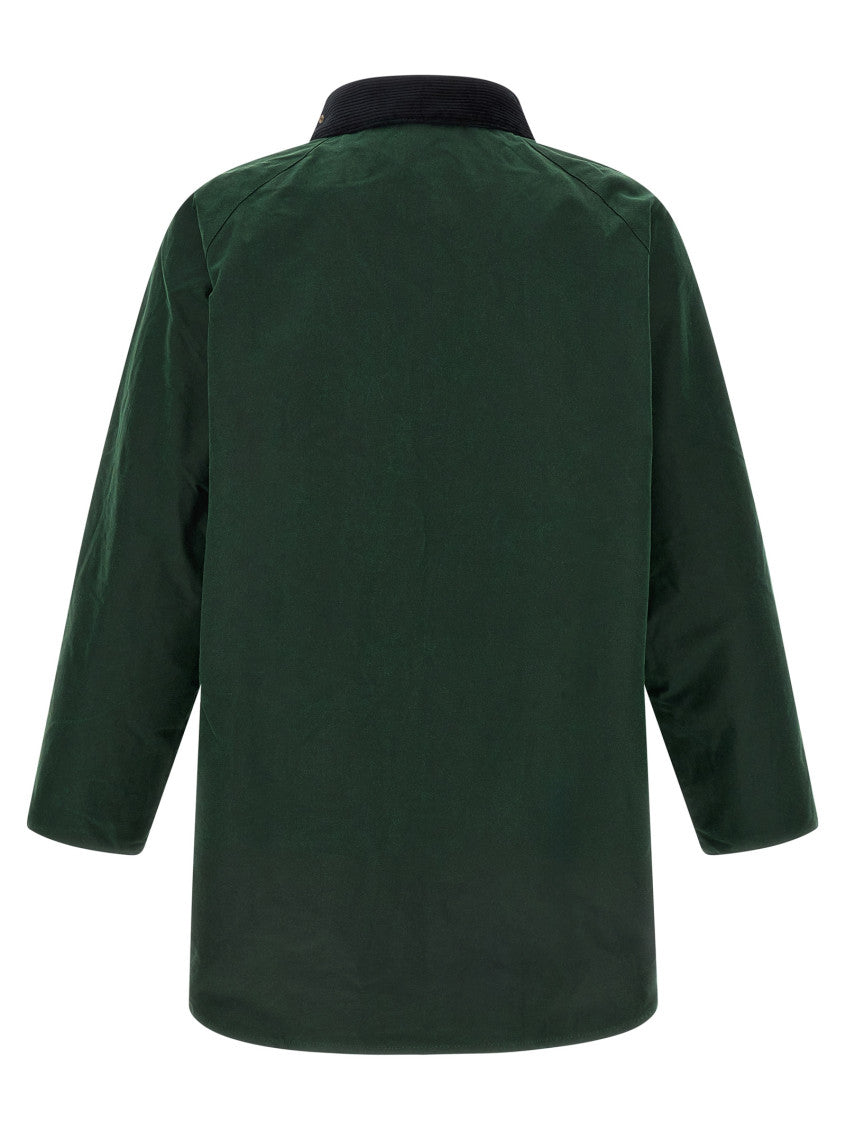 Green Shirt Collar Jacket 2