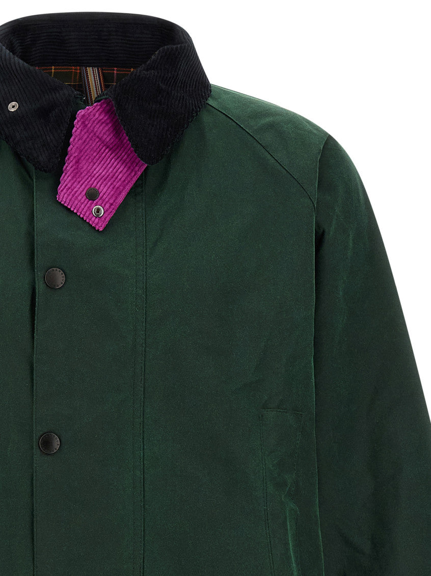 Green Shirt Collar Jacket 3