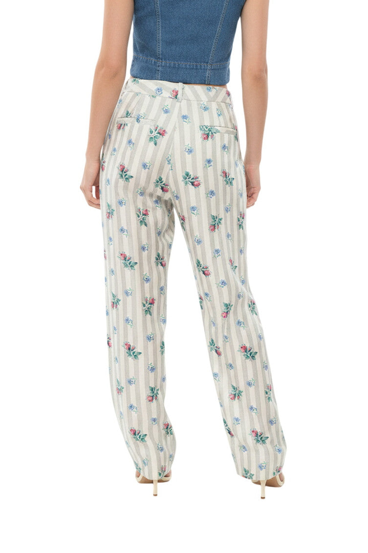Multicolor Loose Drawstring Pants 2