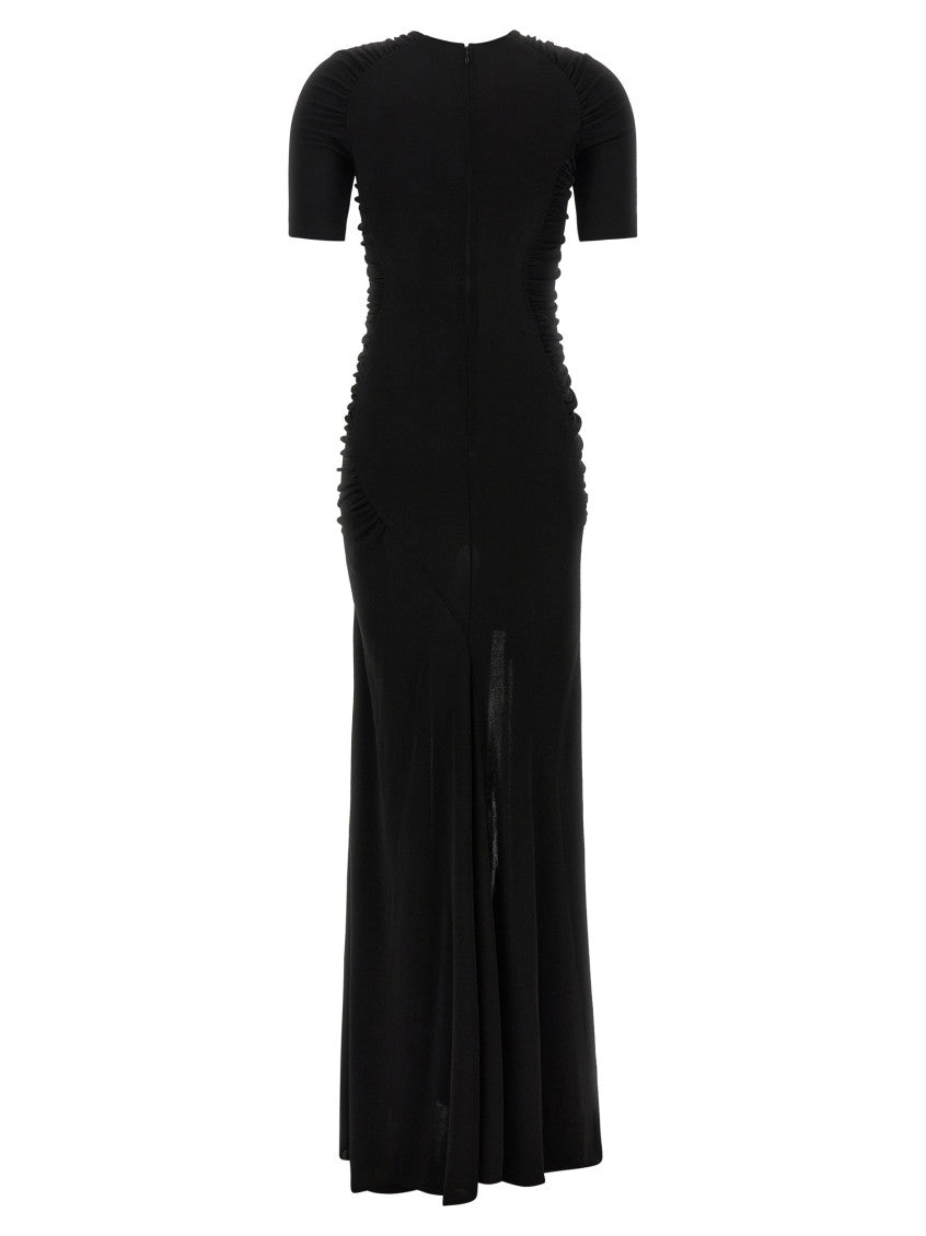 Black Crew Neck Maxi Dress 2