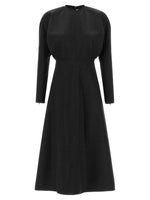 Black Crew Neck Midi Dress 1