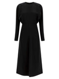 Black Crew Neck Midi Dress 1