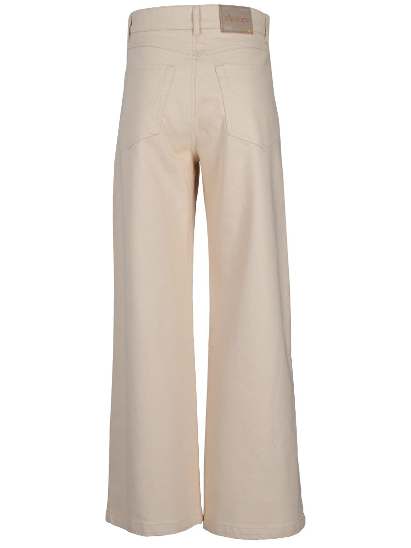 Beige Straight Flat Front Pant 2