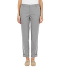 Grey Tailored Flat Front Pants 1