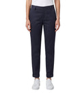 Navy Blue Tapered Flat Front Pants 1