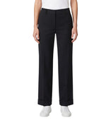 Black Tailored Flat Front Pants 1