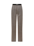 BlackWhite Straight Elasticated Pants 1