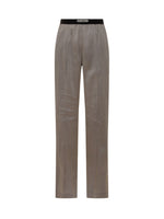 BlackWhite Straight Elasticated Pants 1