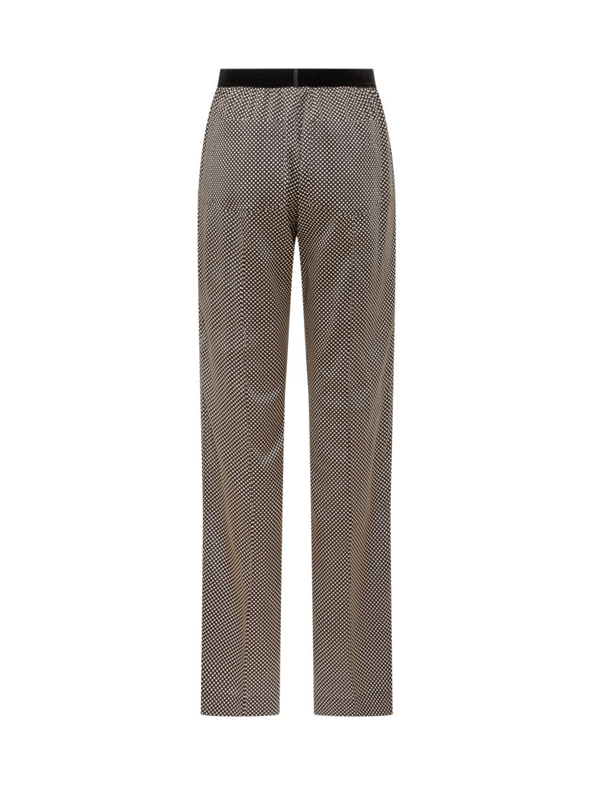 BlackWhite Straight Elasticated Pants 2