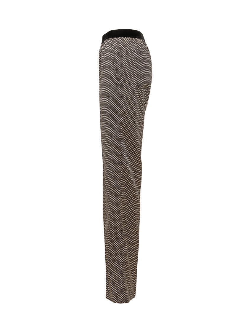 BlackWhite Straight Elasticated Pants 3