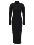 Black Turtle Neck Maxi Dress 1