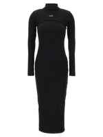 Black Turtle Neck Midi Dress 1