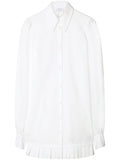 White Shirt Collar Mini Dress 1