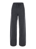 Grey Regular Drawstring Pants 1