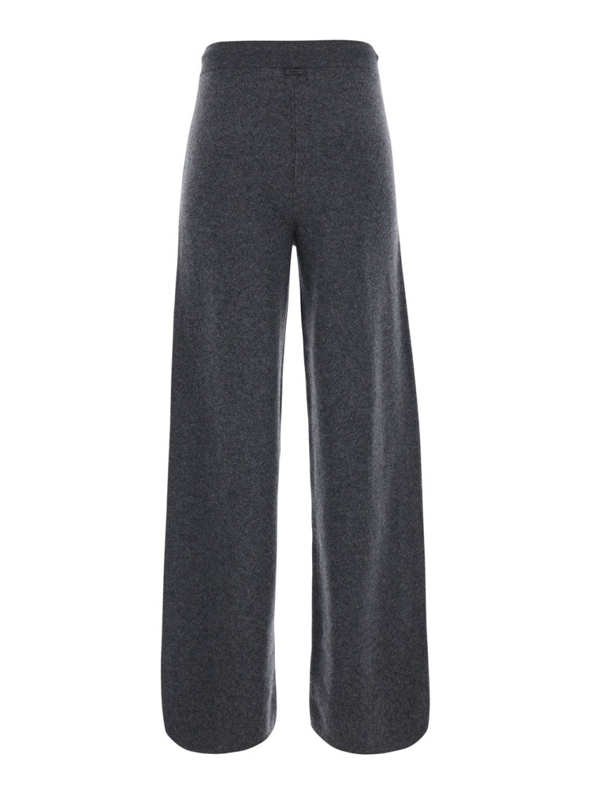 Grey Regular Drawstring Pants 2