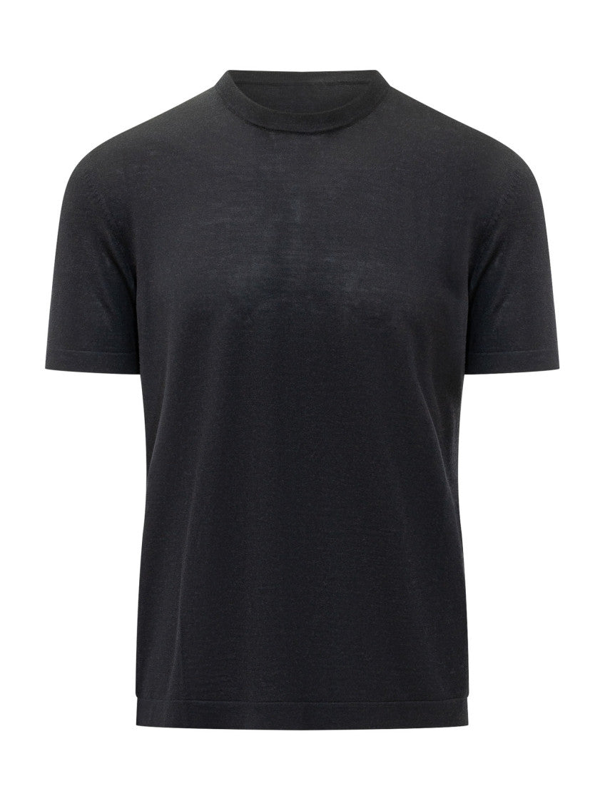 Black Crew Neck T-Shirt 1