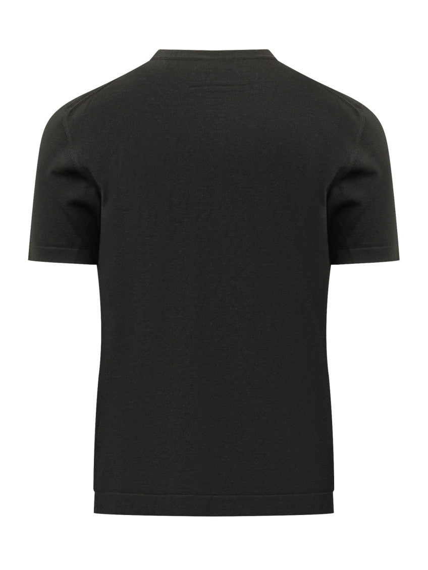 Black Crew Neck T-Shirt 2