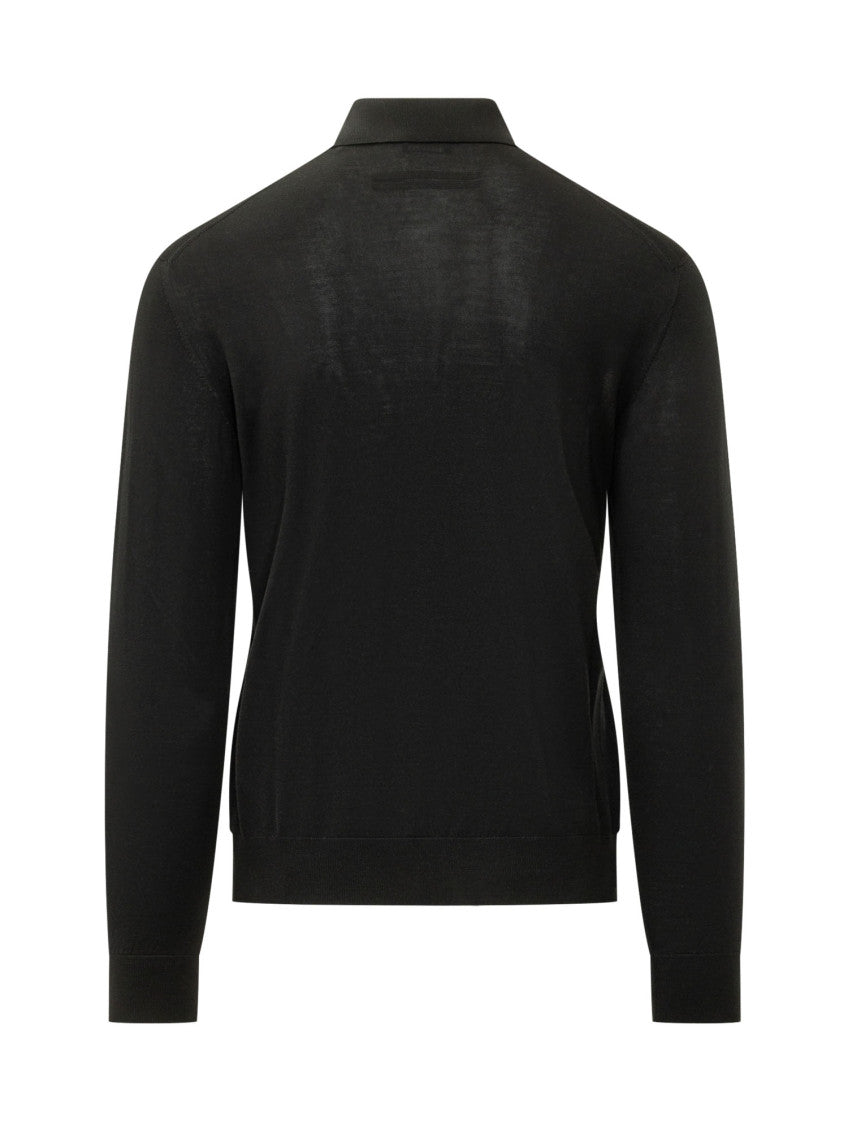 Black Shirt Collar Polo 2
