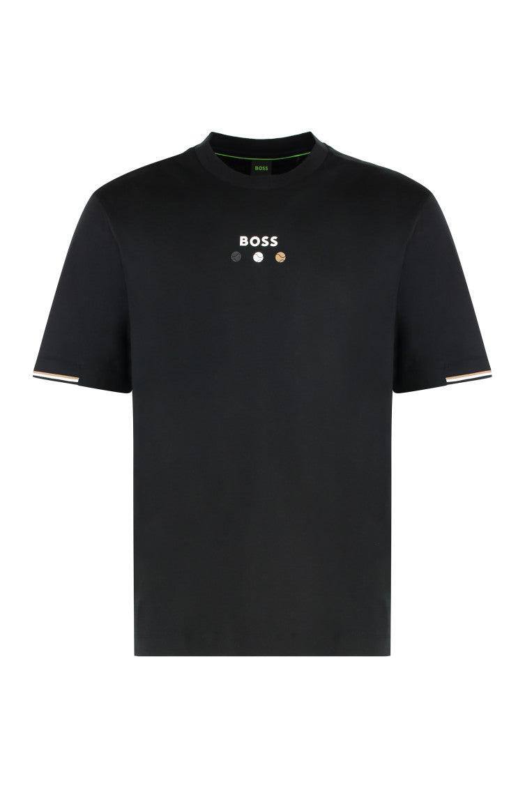 Black Crew Neck T-Shirt 1