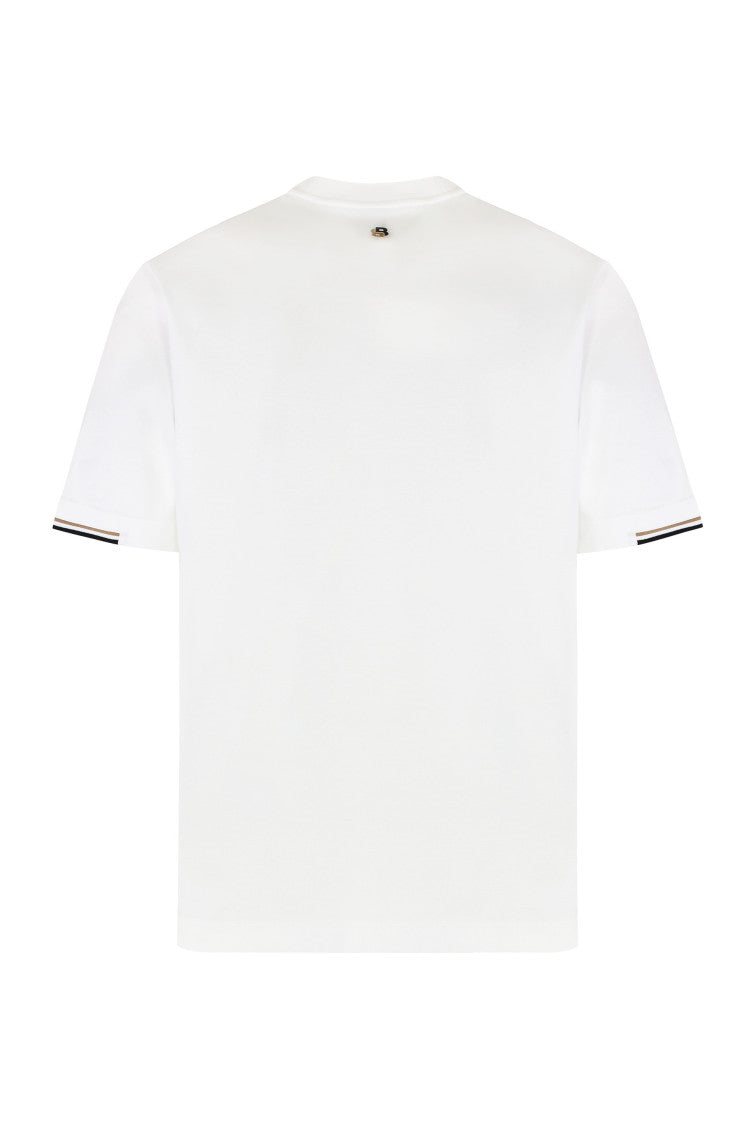 White Crew Neck T-Shirt 2