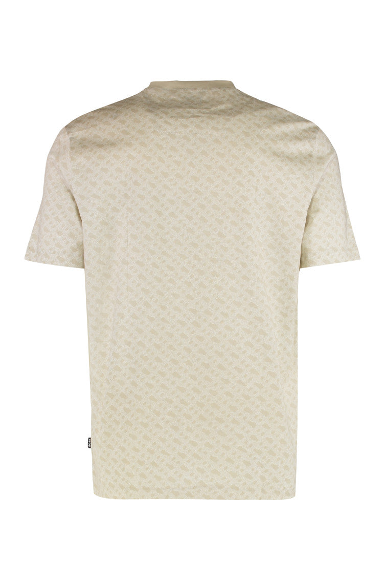 Light Beige Jacquard T-Shirt 2