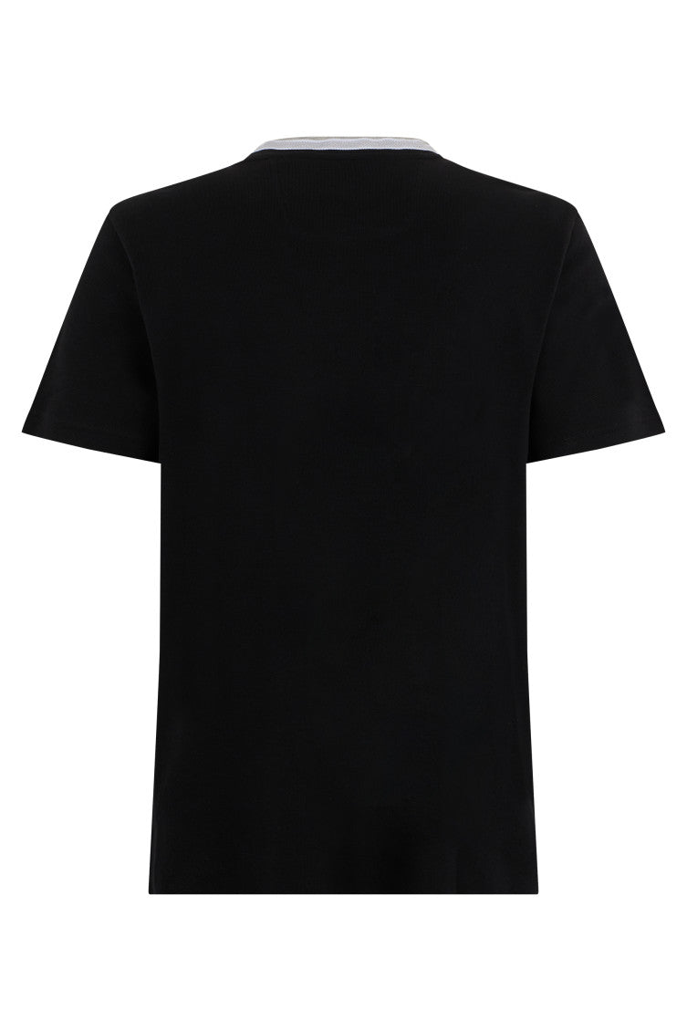 Black Crew Neck T-Shirt 2