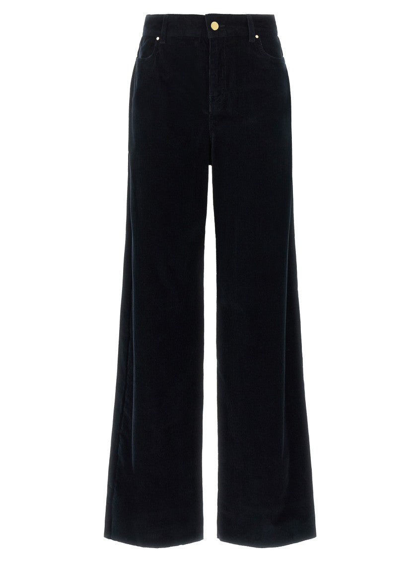 Dark Blue Regular Front Pants 1