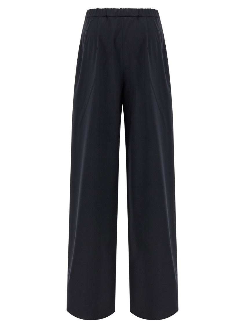 Dark Blue Straight Drawstring Pant 2