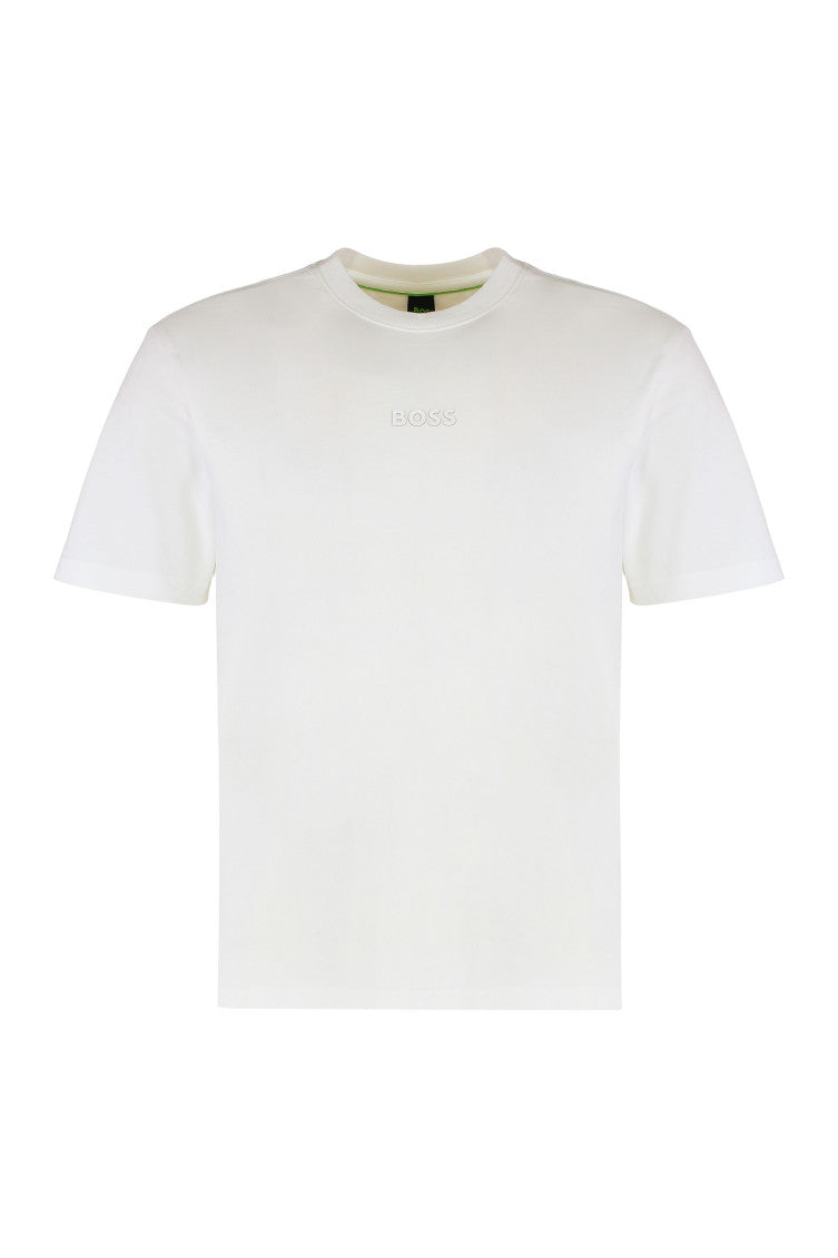 White Crew Neck T-Shirt 1