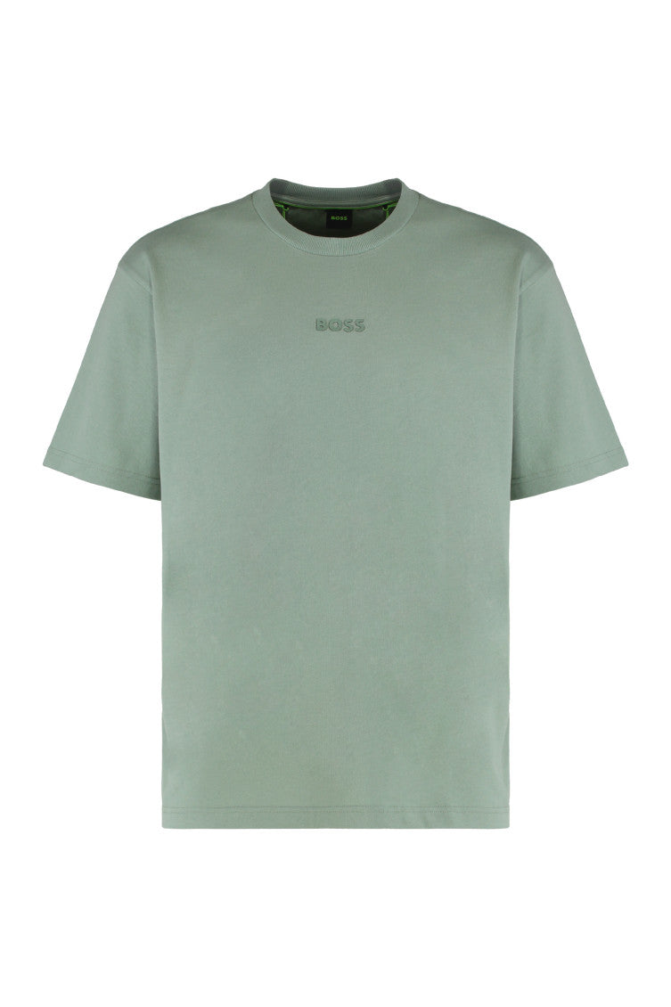 Green Crew Neck T-Shirt 1