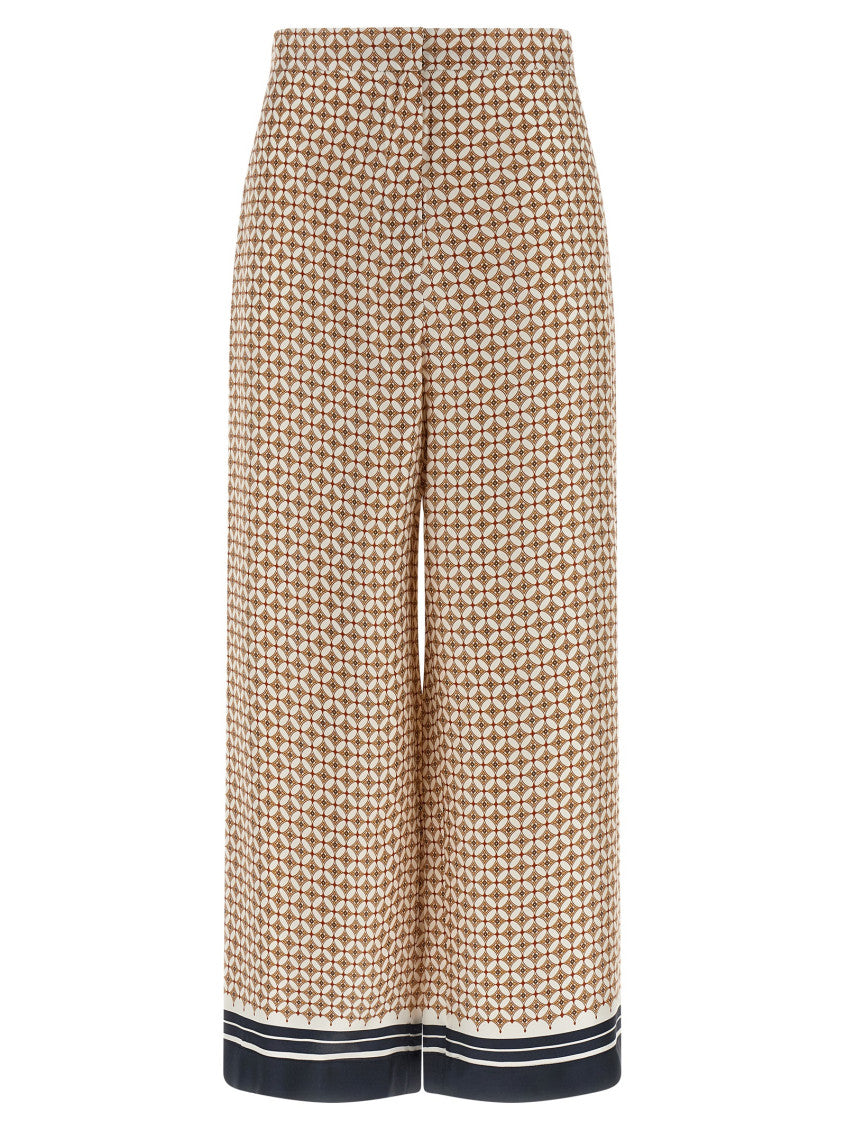 Multicolor Straight Flat Front Pant 1
