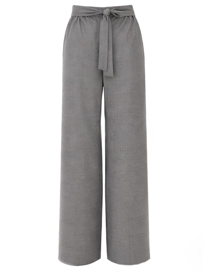 Grey Loose Drawstring Pant 1
