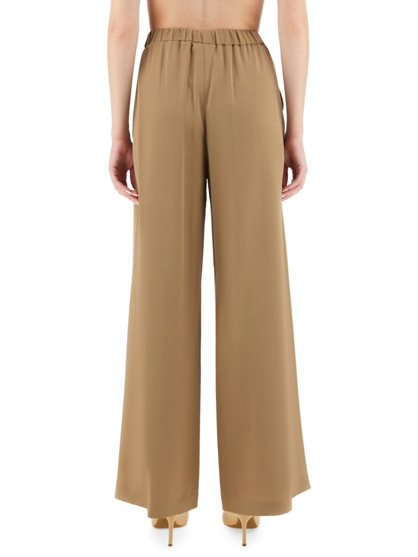 Beige Loose Elasticated Pants 2