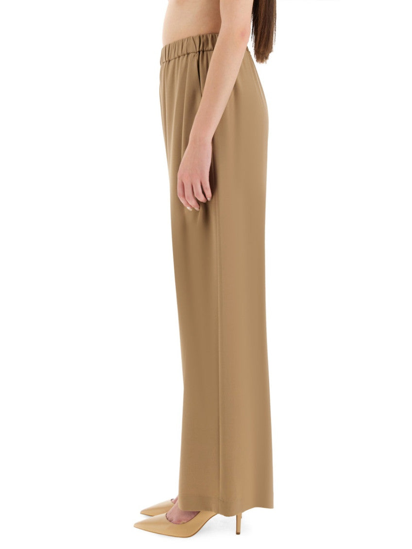 Beige Loose Elasticated Pants 4