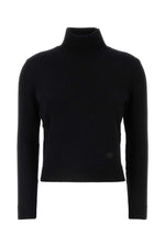 Black wool blend sweater 1