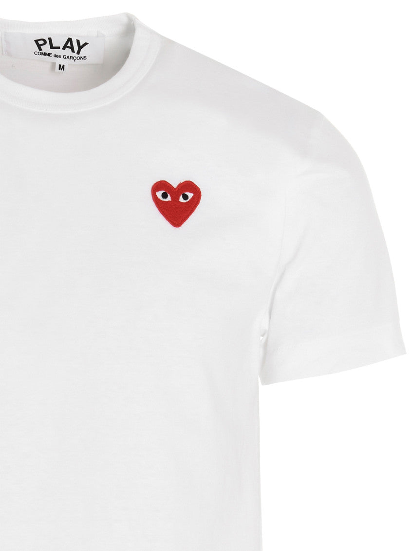 White Embroidered Logo T-shirt 3
