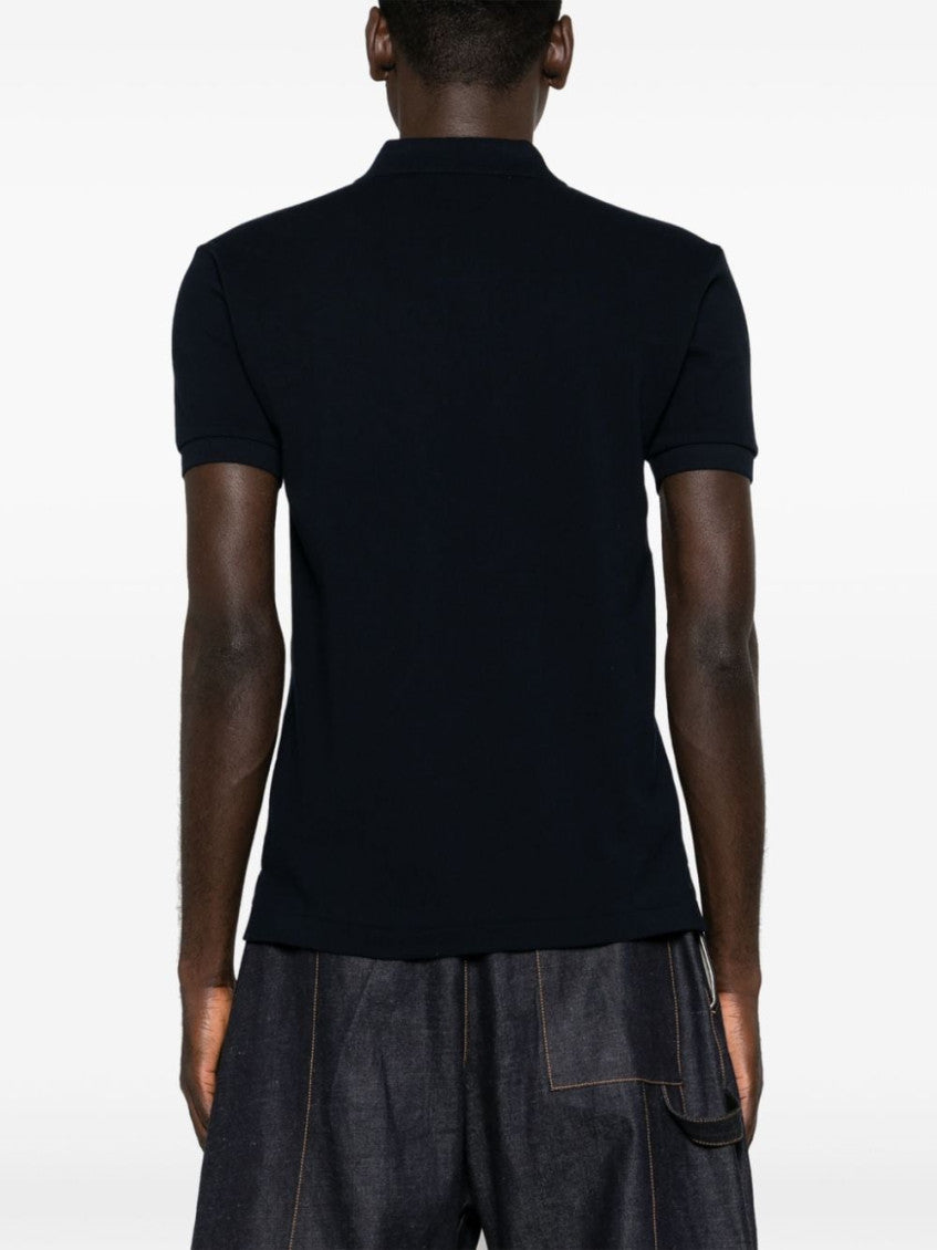 Black Embroidered Logo Polo 3