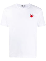 White Embroidered Logo T-Shirt 1