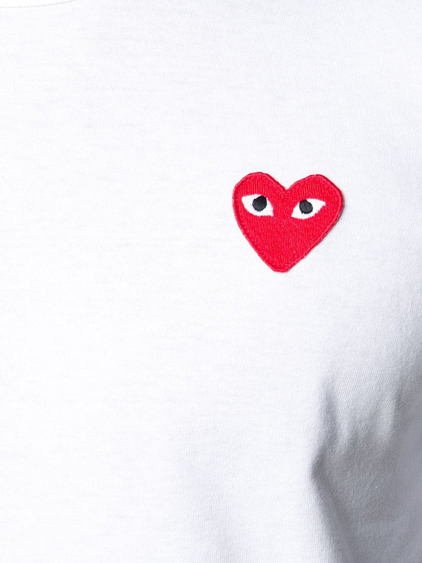 White Embroidered Logo T-Shirt 2