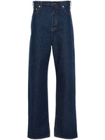 Dark Blue Wide Leg Jeans 1