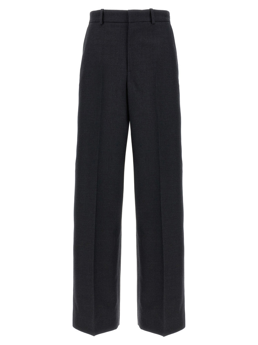 Dark Grey Wide Leg Trouser 1
