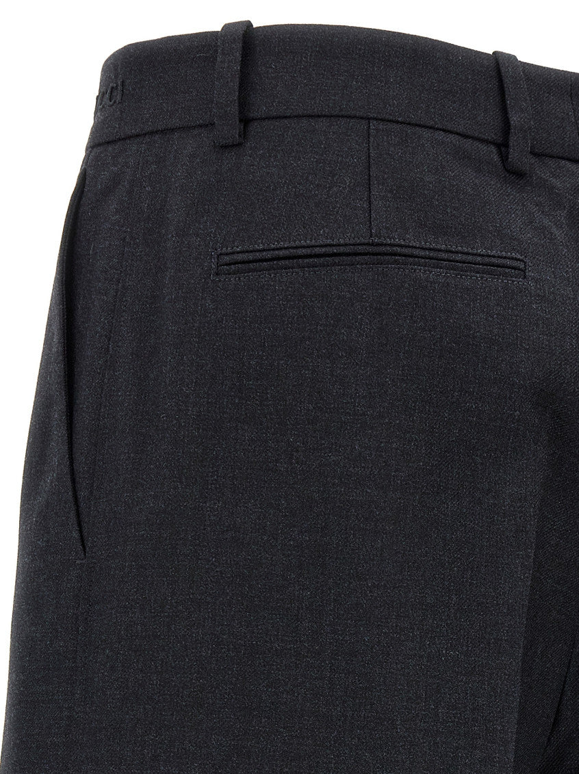 Dark Grey Wide Leg Trouser 4