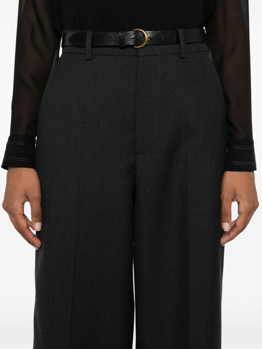 Dark Grey Wide Leg Trouser 5