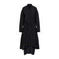Black Black Cotton Maxi Patched Shirt 1
