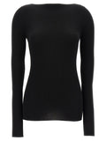 Black boatneck Sweater 1