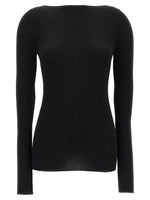 Black boatneck Sweater 1