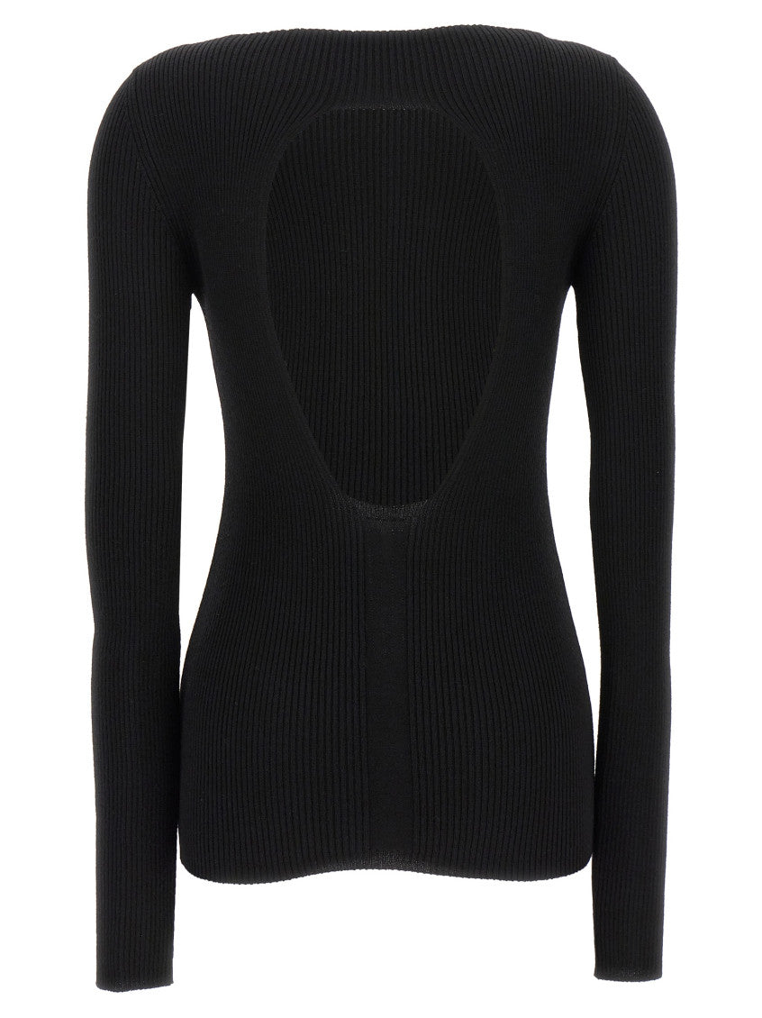 Black boatneck Sweater 2