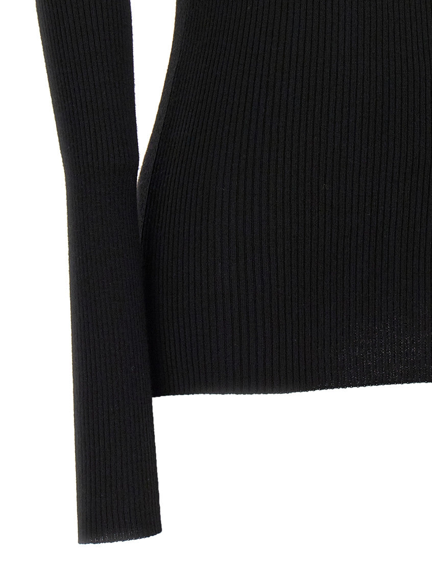 Black boatneck Sweater 4