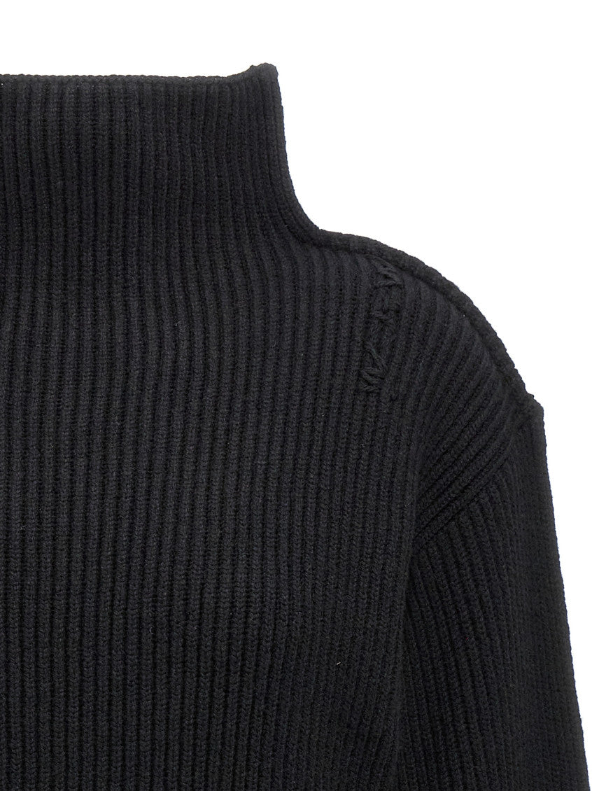 Black High neck Sweater 3